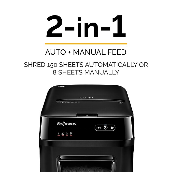 Fellowes AutoMax 150C Hands Free Cross-Cut Commercial