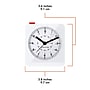 Marathon Classic Analog Alarm Clock, White (CL030053WH)~#|#~9B475496-9DF6-4D03-B2D22751B56089F2_sc7