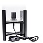 Creekwood Home 13.5" LED Table Lamp, Black/Clear Glass (CWT-1000-CL)~#|#~9B496365-DACC-433D-95E4409621C9000A_sc7