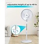 Black & Decker 16" Oscillating Pedestal Fan, 3-Speed, White (BFSR16W)~#|#~9B4BE87A-4C16-4187-8AAEBEAE37AAAB05_sc7