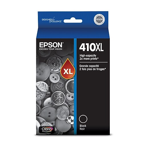 Epson 410XL Black High Yield Ink Cartridge (T410XL020-S) | Staples