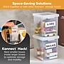 Bostitch Konnect Nest Medium Stackable Boxes, Clear, 2/Pack (23228-2PK)~#|#~9B509B3C-DD65-4301-B21B32981883532D_sc7