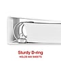 Staples 3" 3-Ring View Binder, D-Ring, White (55413/26450)~#|#~9B53D454-2491-43C6-A71138B7BF186E03_sc7