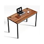 Eureka Ergonomic 47"W Computer Desk, Teak (CD009)~#|#~9B5E3266-B9A5-4B36-AEBB855153BBBF17_sc7