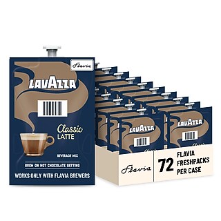 Lavazza Vanilla Latte Coffee Flavia Freshpacks, 72/Carton (48689