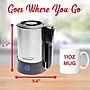 Brentwood Stainless Steel Travel Kettle, Silver (KT-1506S)~#|#~9B609C71-0B53-4F80-80D4A40C471B1EC1_sc7