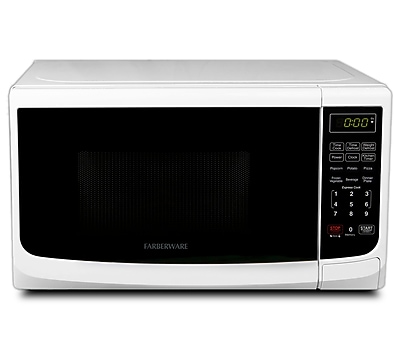 Farberware Classic 0.7 Cu. Ft. Countertop Microwave, White (FMO07ABTWHA) Simolary simolary.com