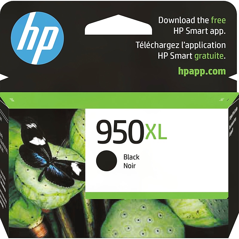 HP 950XL Black High Yield Ink Cartridge, Prints Up to 2,300 Pages (CN045AN#140) image 1