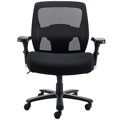 STAPLES 1680262 Driscott Mesh Big and Tall Chair Black Simolary simolary.com