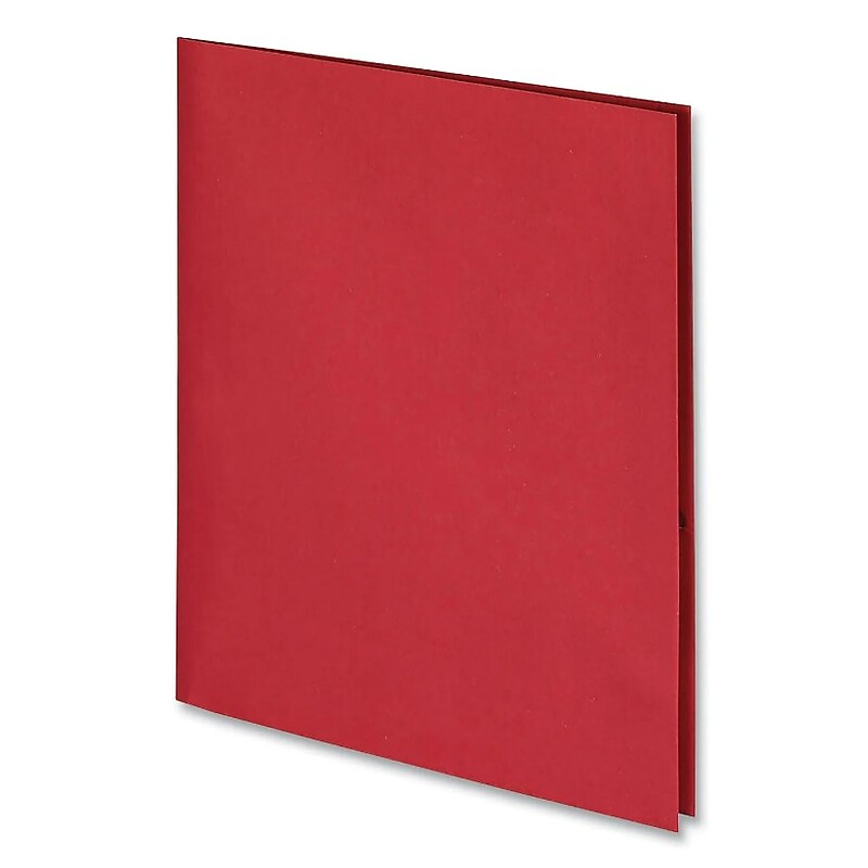 Oxford® Extra-Large Twin Pocket Portfolio, Red image 1