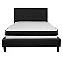Flash Furniture Roxbury Tufted Upholstered Platform Bed in Black Fabric with Memory Foam Mattress, Queen (SLBMF23)~#|#~9B7A6154-589C-465B-9740E3A08D2DF139_sc7