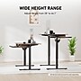 Huanuo 48"W Electric Rectangular Adjustable Standing Desk with Keyboard Tray, Walnut (HNESD71WN)~#|#~9B861A9C-AE94-4696-82361D6C7E8A5380_sc7