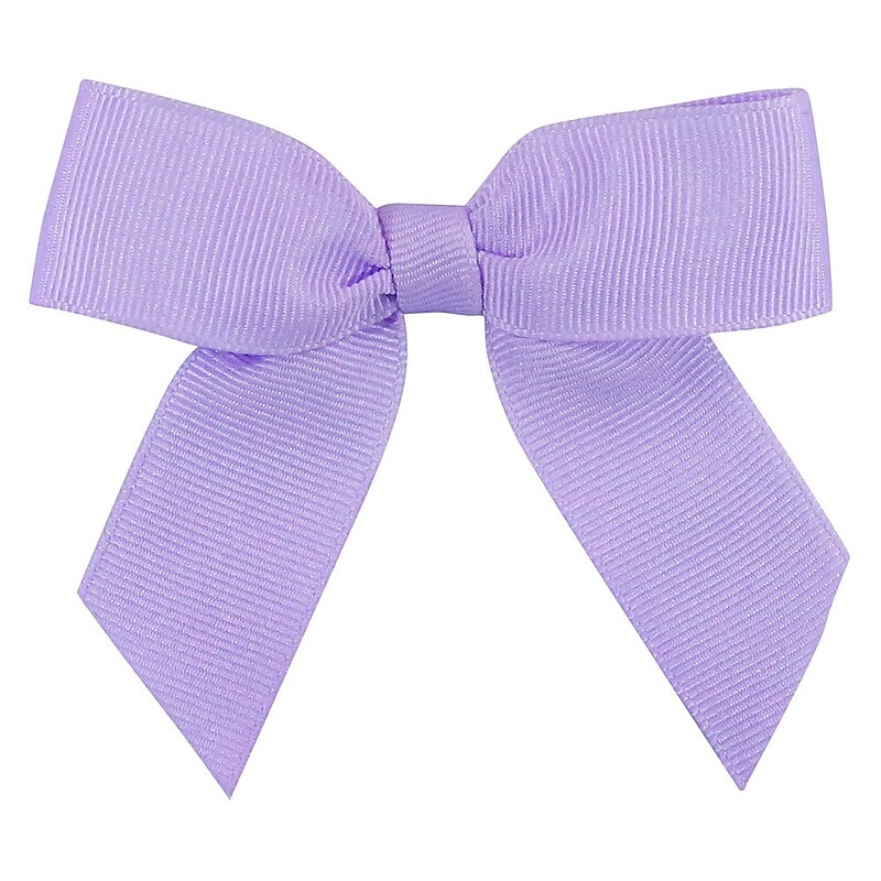 JAM Paper Grosgrain Bows, Light Orchid, 100/Pack (52640349296) image 1