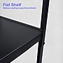 Luxor LEADER XL 3-Shelf Adjustable Media Utility Cart with Pullout Keyboard Shelf, Black (AVJ42XLKB)~#|#~9B8CD9E1-92D5-4952-B6C8AF012472620C_sc7