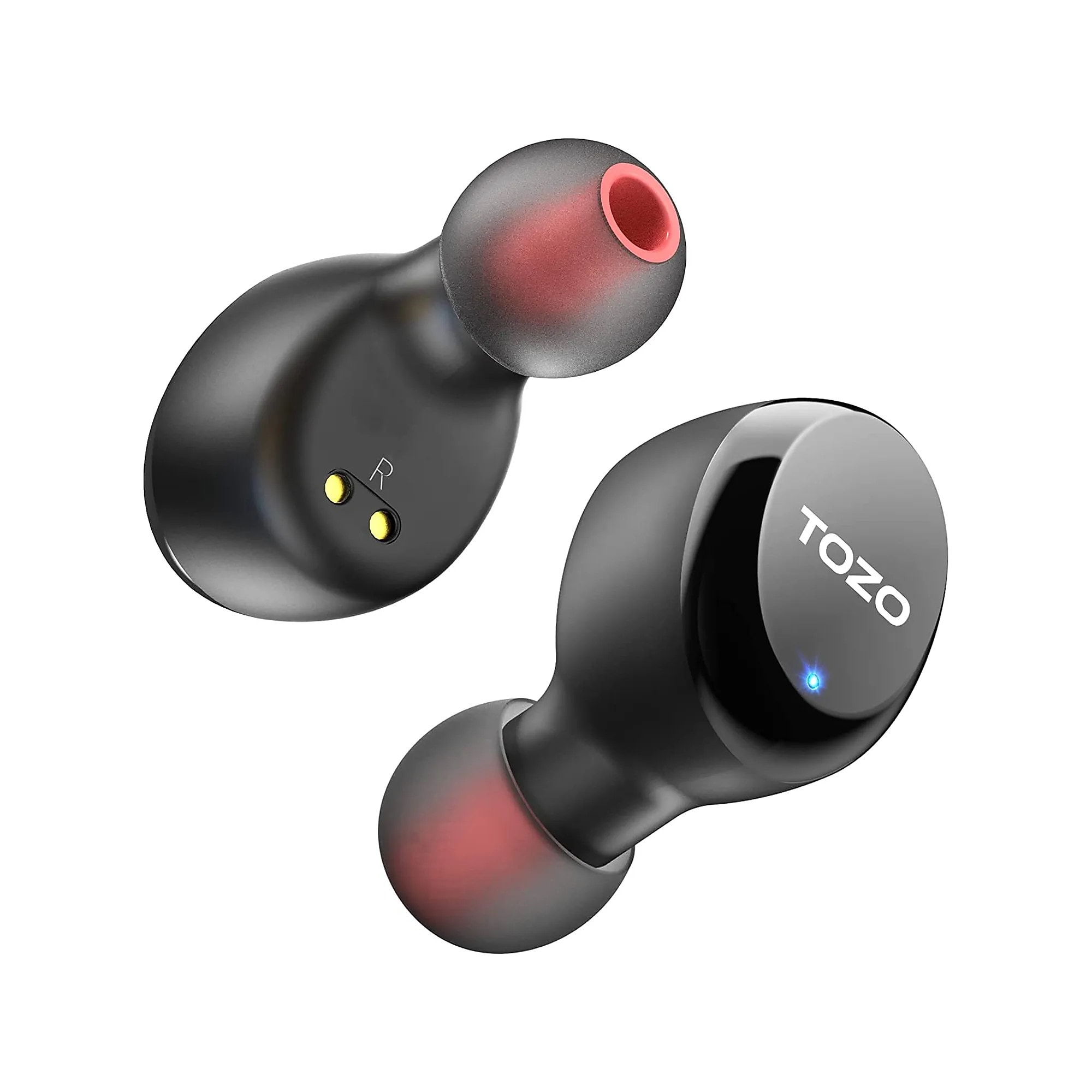 TOZO T6S Wireless Earbuds, Bluetooth, Black (TOZOT6SBLK) Sansujyuku sansujyuku.com