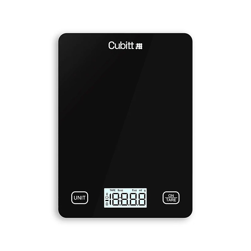 Cubitt Stainless Steel Smart Kitchen Scale, Obsidian Black (CTK-1) image 1