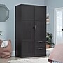 Sauder Select 71"H Storage Armoire, 2 Drawers, Raven Oak (446895)~#|#~9B96E39B-9F0E-4B0C-9E2CD11D74F3E7F0_sc7