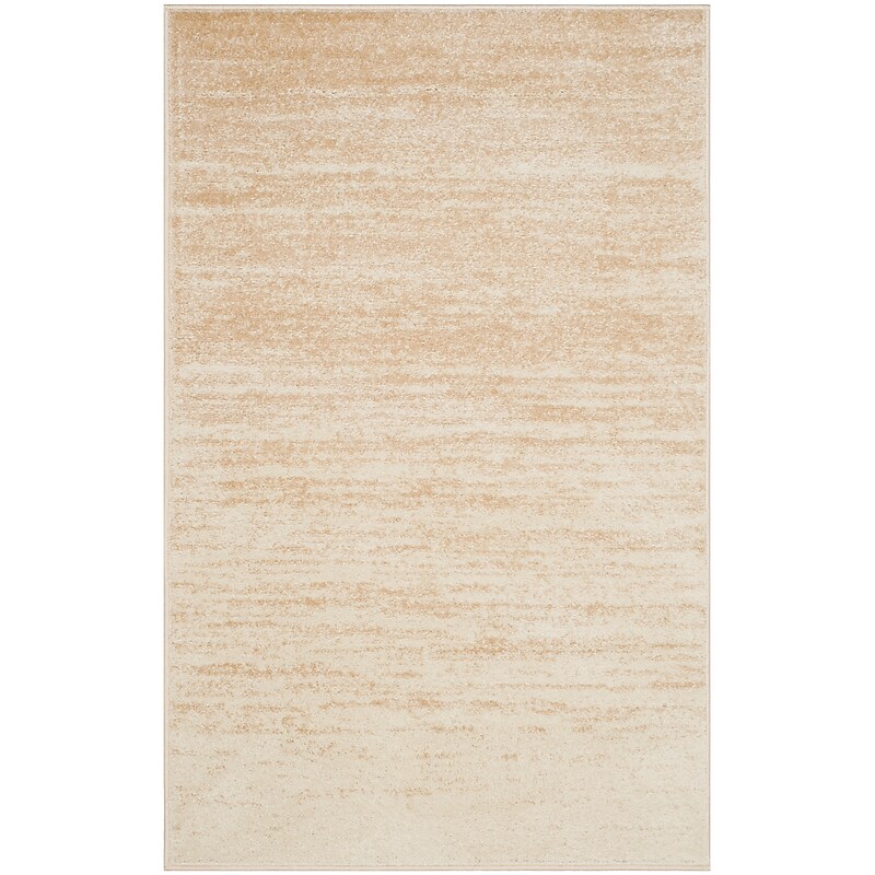 Safavieh Adirondack Collection 4' x 6' Rectangle Area Rug, Machine Made, Champagne/Cream (ADR113W-4) image 1