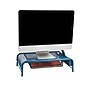 Mind Reader Monitor Stand with Paper Tray, Metal, Turquoise (MESHMONSTA-TUR)~#|#~9B9C8419-B57E-4088-BE47E2917FC7C227_sc7