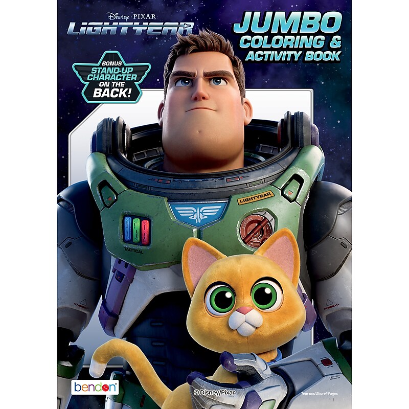 bendon Lightyear Jumbo Coloring & Activity Book, 64 Pages (53156) image 1