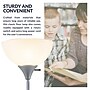Newhouse Lighting Henry 71" Silver Floor Torch Lamp with Round Shade (NHFL-HE-SI)~#|#~9BA1436D-5E12-45E7-80814DEB64E4ACCF_sc7