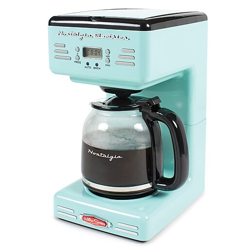 Nostalgia 12-Cups Automatic Coffee Maker (RCOF12AQ) | Staples