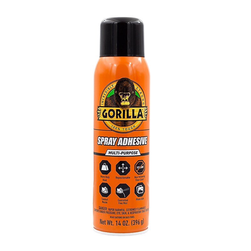 Gorilla Multi Purpose Spray Adhesive, 14 oz. (6301502) image 1