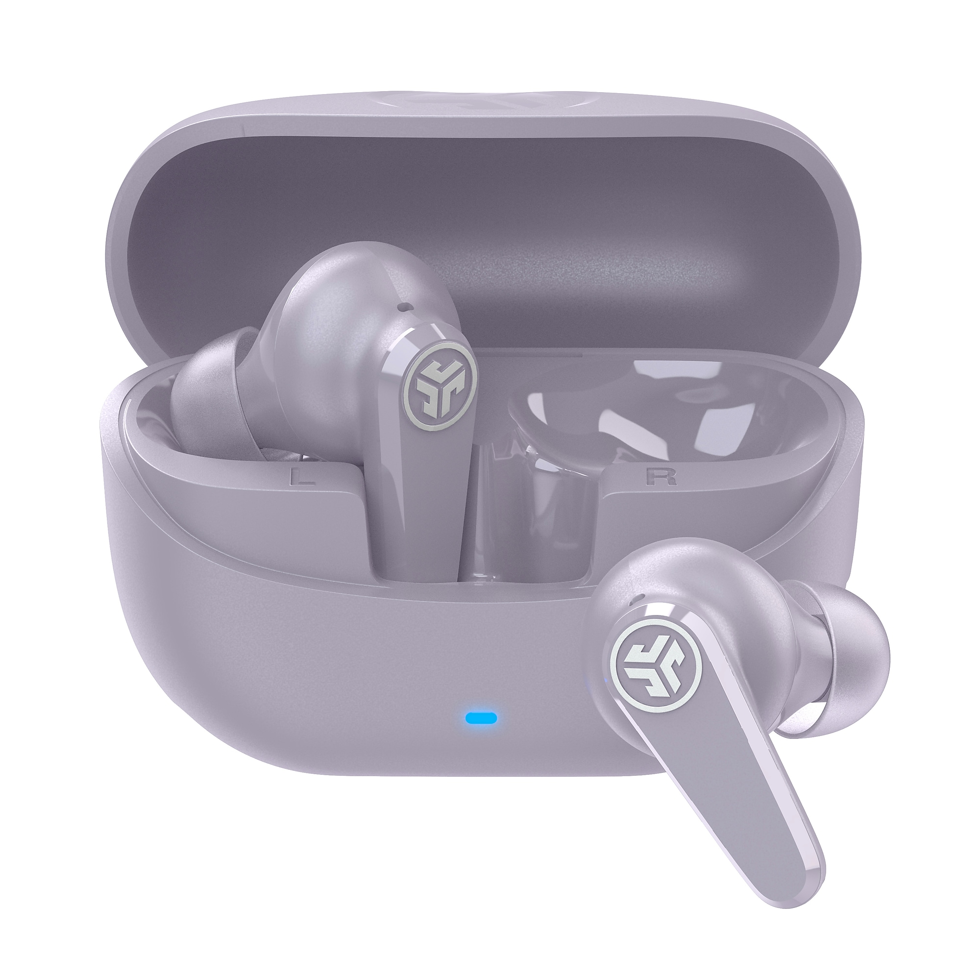 JLab Go Pods Active Noise Cancelling True Wireless Earbuds, Bluetooth, Lilac (EBGOPODSRLLC124-T) Sansujyuku sansujyuku.com