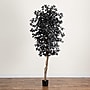 Nearly Natural Artificial Halloween Black Ficus Tree, 6' (T5137)~#|#~9BB2E8E2-502A-4AC7-8C63A84A94A376B4_sc7