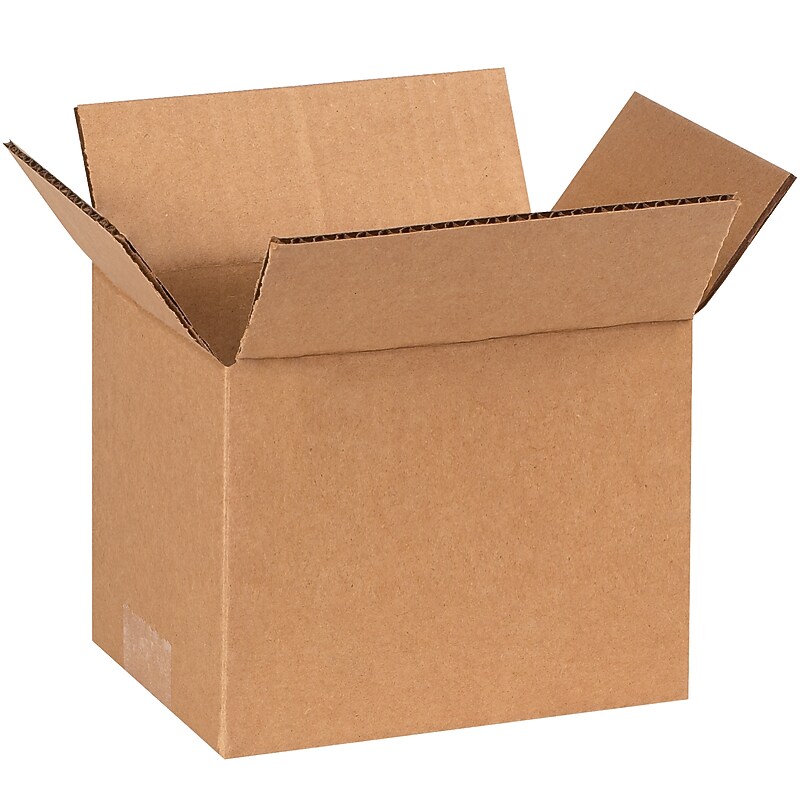 7" x 6" x 6" Shipping Boxes, 32 ECT, 25/Bundle (766) image 1