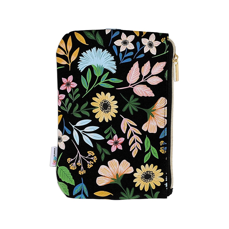 The Happy Planner Seasonal Whimsy Zipper Canvas Pen Pouch, Multicolor (AFCPP-022) image 1