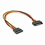 Rocstor 1' SATA to SATA Power Cable, Male to Female, Red (Y10C866-RD)~#|#~9BC4BBA6-7EFF-48E8-93DCE1B06E6371F7_sc7