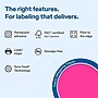 Avery Laser/Inkjet Sealing Labels, 5-7/8" x 4", Neon Magenta, 30 Labels/Pack (19479370808)~#|#~9BC55BEE-4613-468A-BA5E8CF2626152C4_sc7