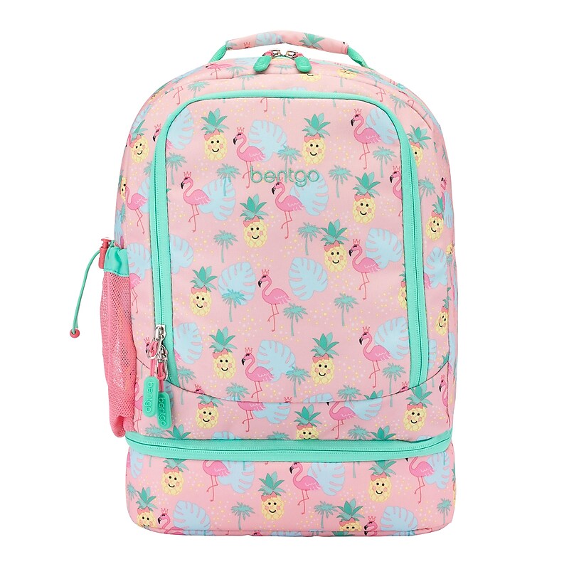 bentgo 2-in-1 Kids Tropical Laptop Backpack, Large (BGBKPAK-TRO) image 1