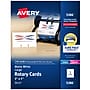 Avery Rotary Cards, Matte White, 3" x 5", Laser/Inkjet, 150/Pack (05386)~#|#~9BCB447C-1A9F-4C1F-B77DBF8DA34A89C7_sc7