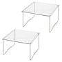 iDESIGN Stackable Cabinet Shelf Riser, Clear, 2/Pack (28988M2)~#|#~9BCBA7F3-76F4-4268-B49A0D89D28D3E32_sc7