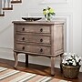 ClickDecor Thomas 32"W x 32"H Wood Storage Chest with 3 Drawers, Gray (FUTB10110A)~#|#~9BCC0913-4218-4FE9-8ED08E353F47FE81_sc7