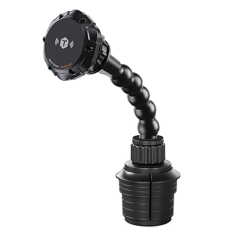 ToughTested Python MagTough Magnetic 15-Watt Wireless-Charging Cup-Holder Mount, Black (TT-4S-WPYTCH) image 1
