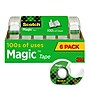 Scotch Magic Invisible Clear Tape With Dispenser, 0.75" x 18 yds., 1" Core, Transparent, 6 Rolls/Pack (6122)~#|#~9BD59759-20F3-4643-A6C04C021721C673_sc7