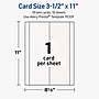 Avery Rectangle Tent Cards, 3.5" x 11", Textured Matte, 10 Labels/Pack (95339)~#|#~9BD5D0D3-F961-439C-B50F6904EE98BBDF_sc7