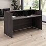 Bush Business Furniture Arrive 72"W Reception Desk with Shelf, Storm Gray (AVD172SGK)~#|#~9BD713B5-539B-4726-B0420D3314020B09_sc7