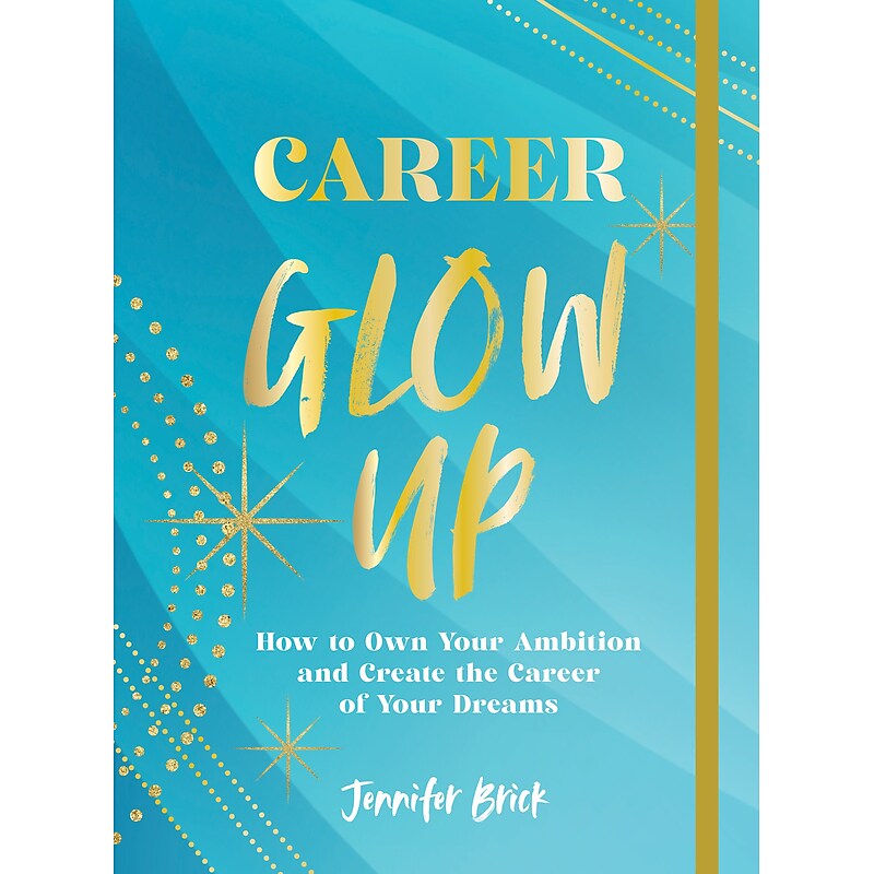 Quarto Career Glow Up Self Help Guided Journal, 6.75" x 9.05", Blue, 160 Pages (9781631068713) image 1