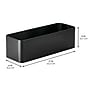 mDesign 3-Roll Steel Toilet Paper Storage Holder, Matte Black (25983)~#|#~9BDB12D5-23A2-4E18-998416039EE3FA18_sc7