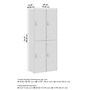 Bush Business Furniture Assure 72"H 2-Tier Natural Elm Storage Lockers (AUS130NEK)~#|#~9BDCEF94-BF8A-4371-8F0AB4E479AFFF46_sc7