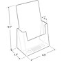 Azar 5.5" x 8.5" Brochure Holder, Vertical, Desktop/Countertop, Acrylic, Clear, 10/Pack (252015-10PK)~#|#~9BDDB690-BB23-495F-B29946112CE6F87A_sc7