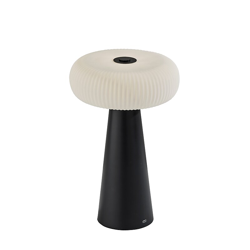 Adesso Ozzie LED Cordless Indoor/Outdoor Table Lamp, 11.25"H, Black (3114-01) image 1