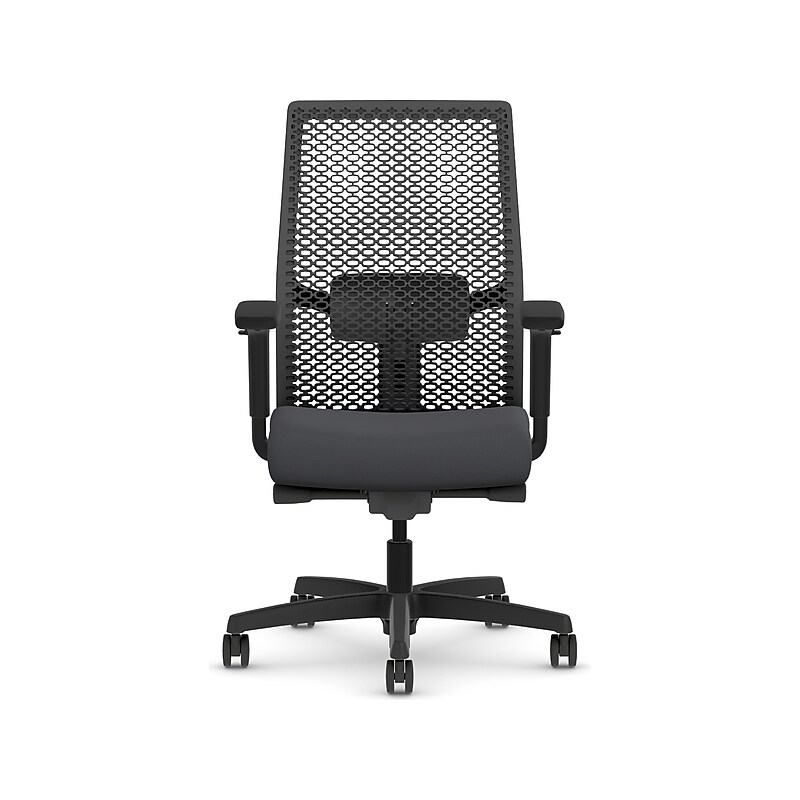 HON Ignition 2.0 Ergonomic Vinyl/ReActiv Swivel Task Chair, Basalt (HIWMRAKD.Y2.A.H.0S.SX23.BL.SB.T) image 1