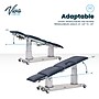 Viva Comfort Electric Height Adjust Imaging Exam Table with Drop Window and Stirrups, 550 lbs Capacity, Blue (ADI903-04-KIT-MK)~#|#~9BE8524A-18E7-4CB9-BEAA81CF8D0D3639_sc7