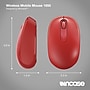 Incase Designed by Microsoft Wireless Mobile 1850 Ambidextrous Optical USB Mouse, Flame Red (U7Z-00031)~#|#~9BEC3620-867B-4972-98F69B4F3E1BCE60_sc7