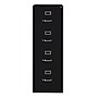 Hirsh Commercial 4-Drawer Vertical File Cabinet, Legal Size, Lockable, 52"H x 18"W x 26.5"D, Black (14107)~#|#~9BEC8220-05F1-47D7-92886CBB0BC4D030_sc7